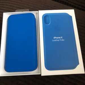 Brand New IPhone X Leather Folio Case